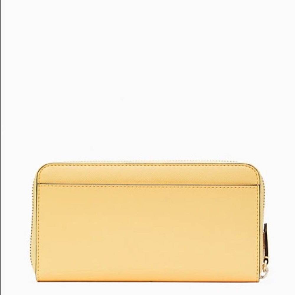 Kate Spade Marlee Tote & Continental Wallet Bundle in Daybreak Yellow - Picture 4 of 6